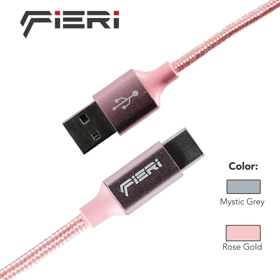 Fieri Charging Data Cable USB-A to USB-C