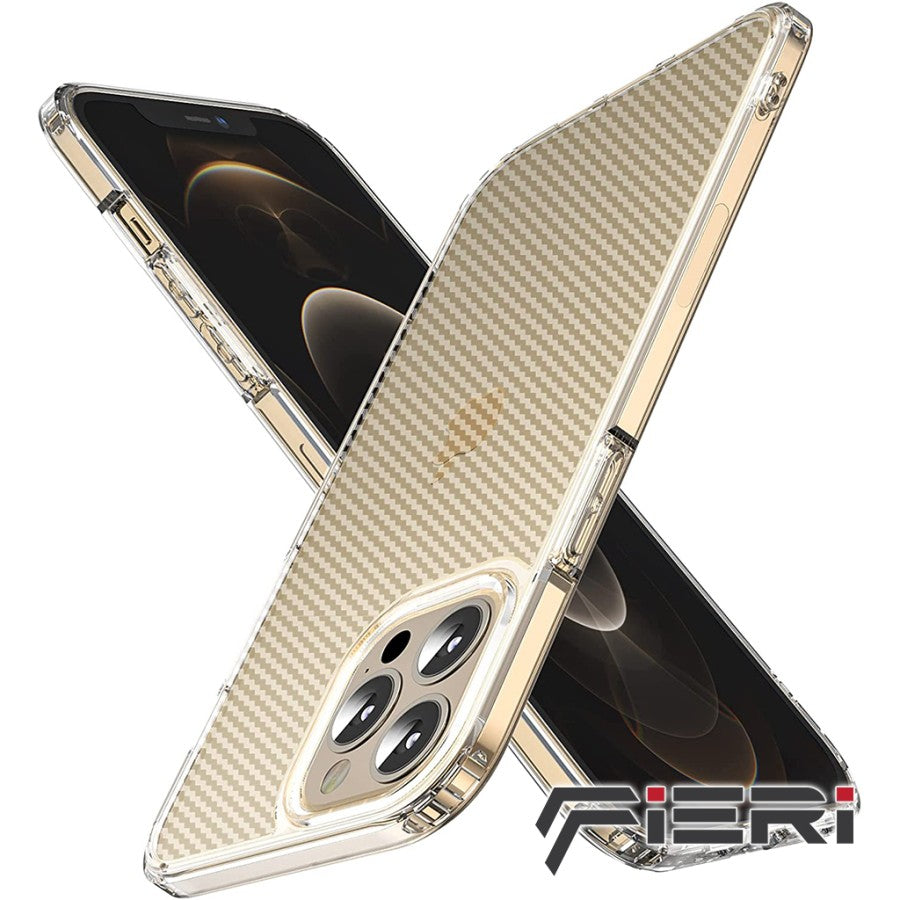 Fieri Hard Case untuk iPhone 13 Series Carbon Hybrid Kelas Militer