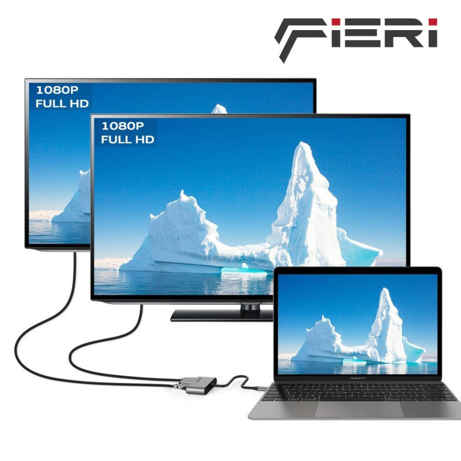 Fieri Converter 2in1 Type C to HDMI 4K / VGA