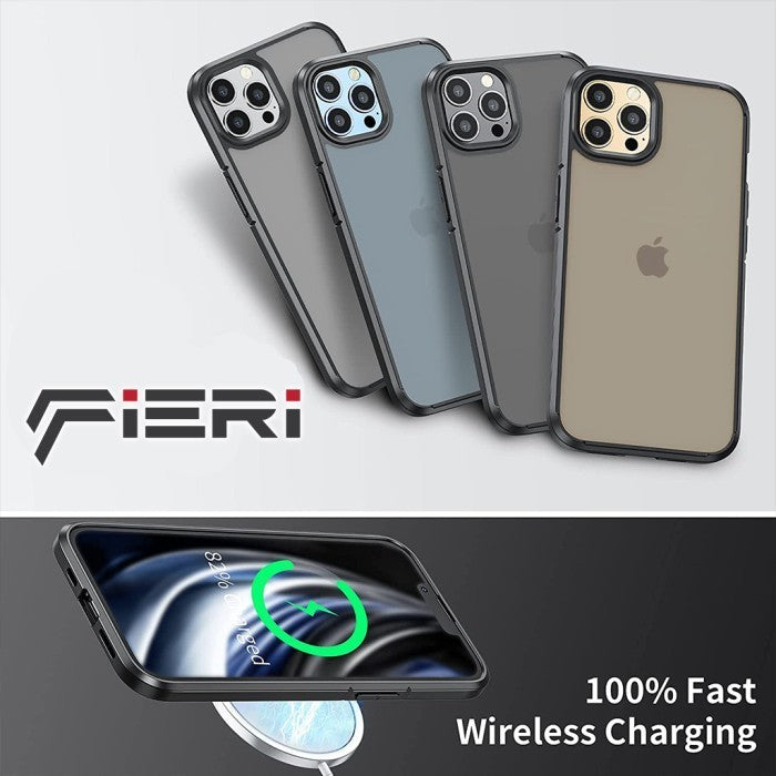 Fieri Hard Case untuk iPhone 15 Series Matte Kelas Militer