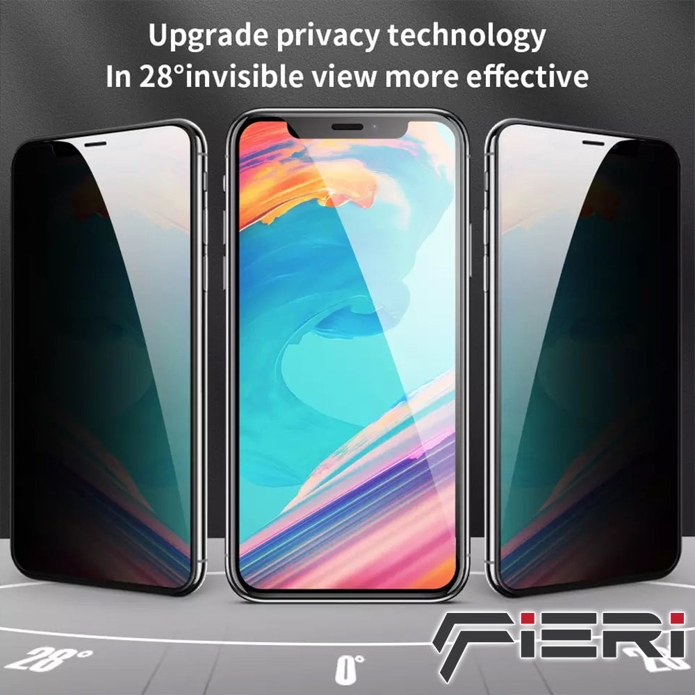 Pelindung Layar Privasi Fieri untuk iPhone Seri 12 Pemasangan Mudah - Paket isi 2