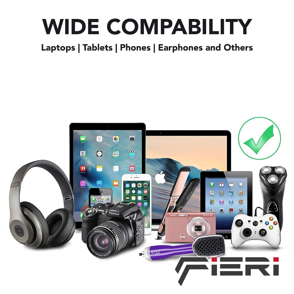 Adaptor Perjalanan Universal Fieri 45W XI2 1x USB-C + 3x USB-A