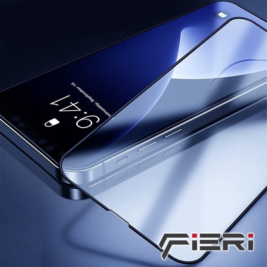 Pelindung Layar Bening Fieri untuk iPhone Seri 13 - Paket isi 5