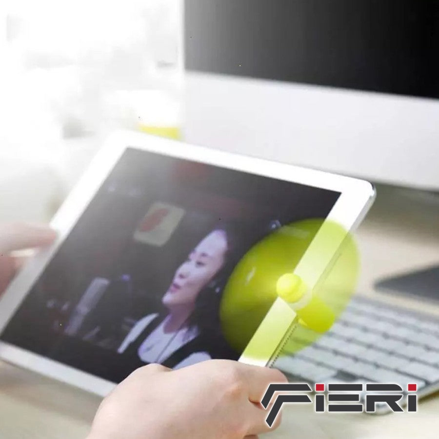 Dudukan Telepon Kipas Angin Mini Portabel Fieri
