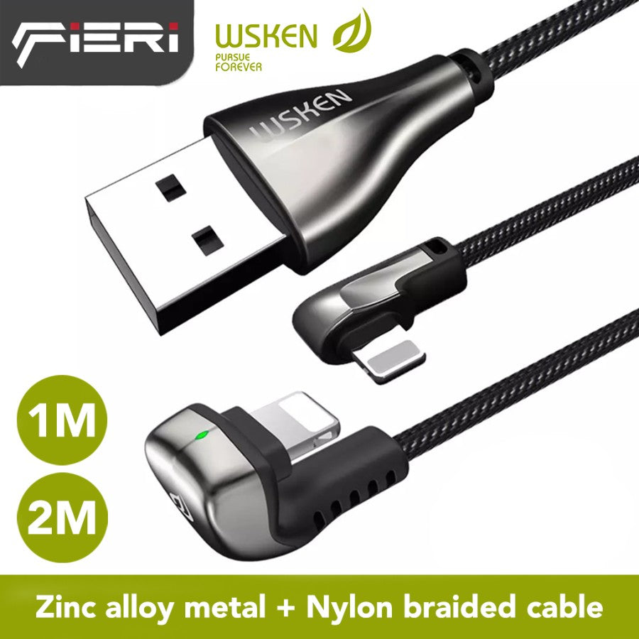Kabel Pengisian Daya Fieri USB-A ke Lightning Diamond