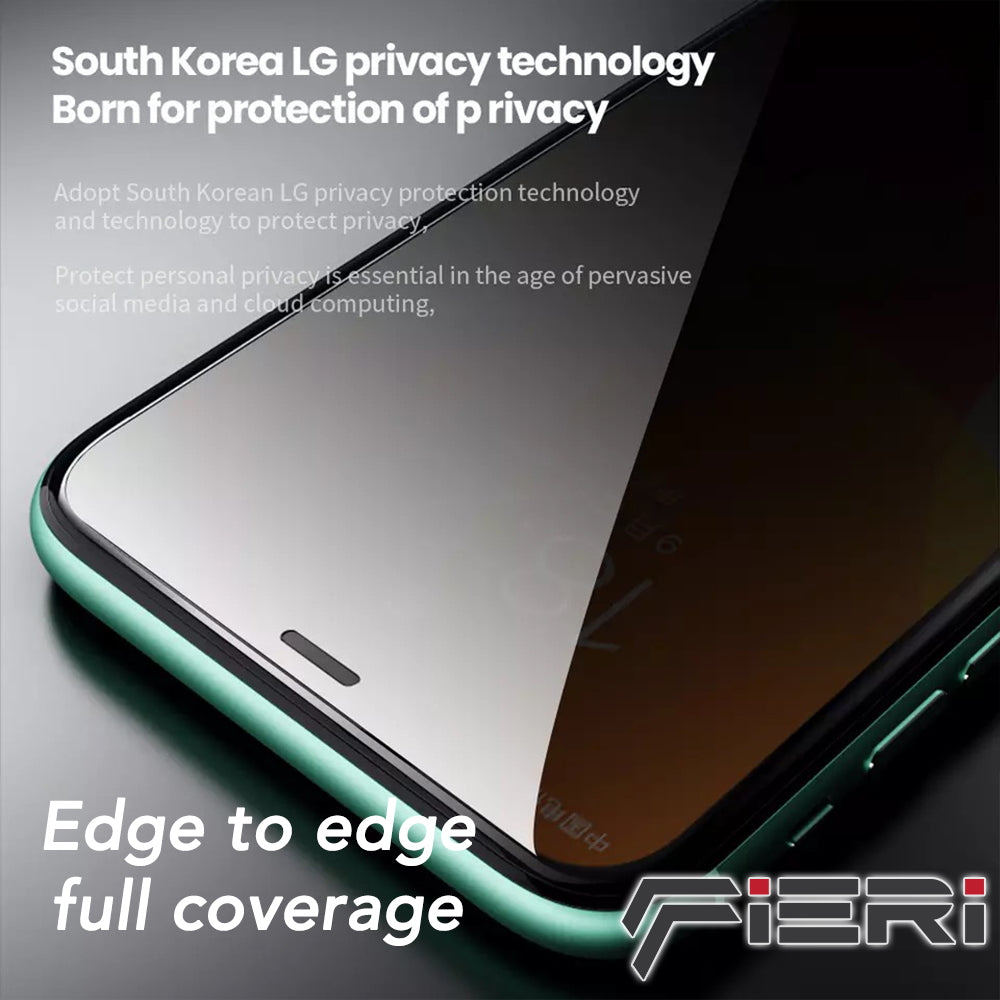 Pelindung Layar Privasi Fieri untuk iPhone Seri 12 Pemasangan Mudah - Paket isi 2