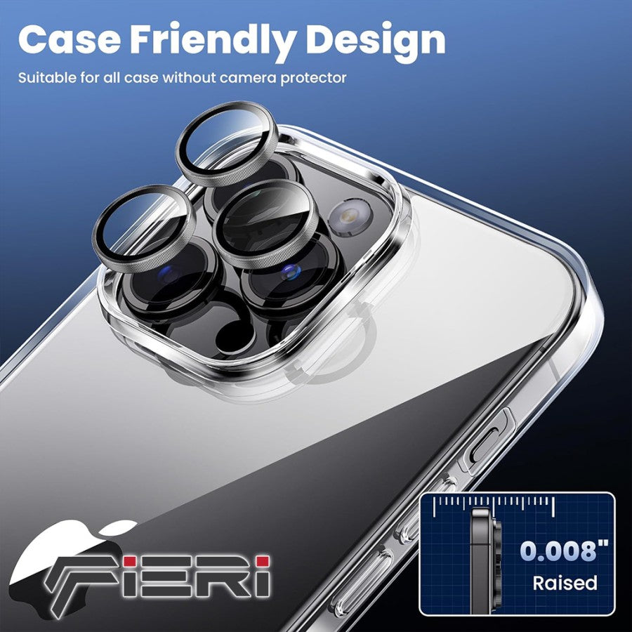 Pelindung Kamera Fieri untuk iPhone Seri 15