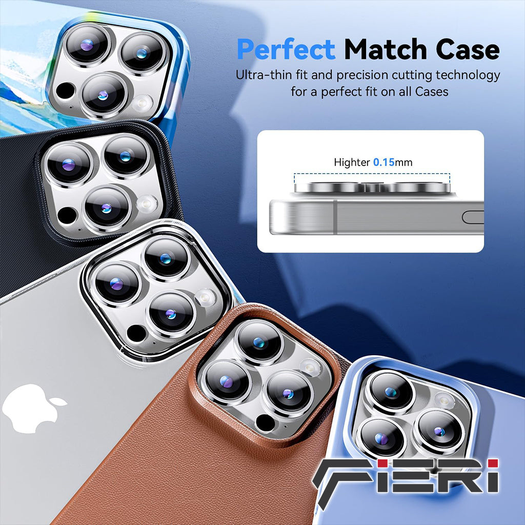 Pelindung Kamera Fieri untuk iPhone Seri 16