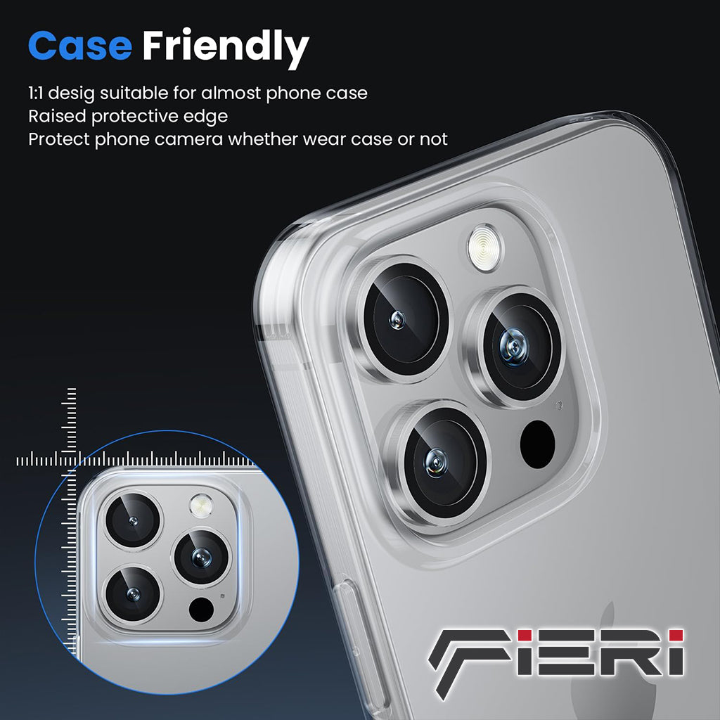 Pelindung Kamera Fieri untuk iPhone Seri 16