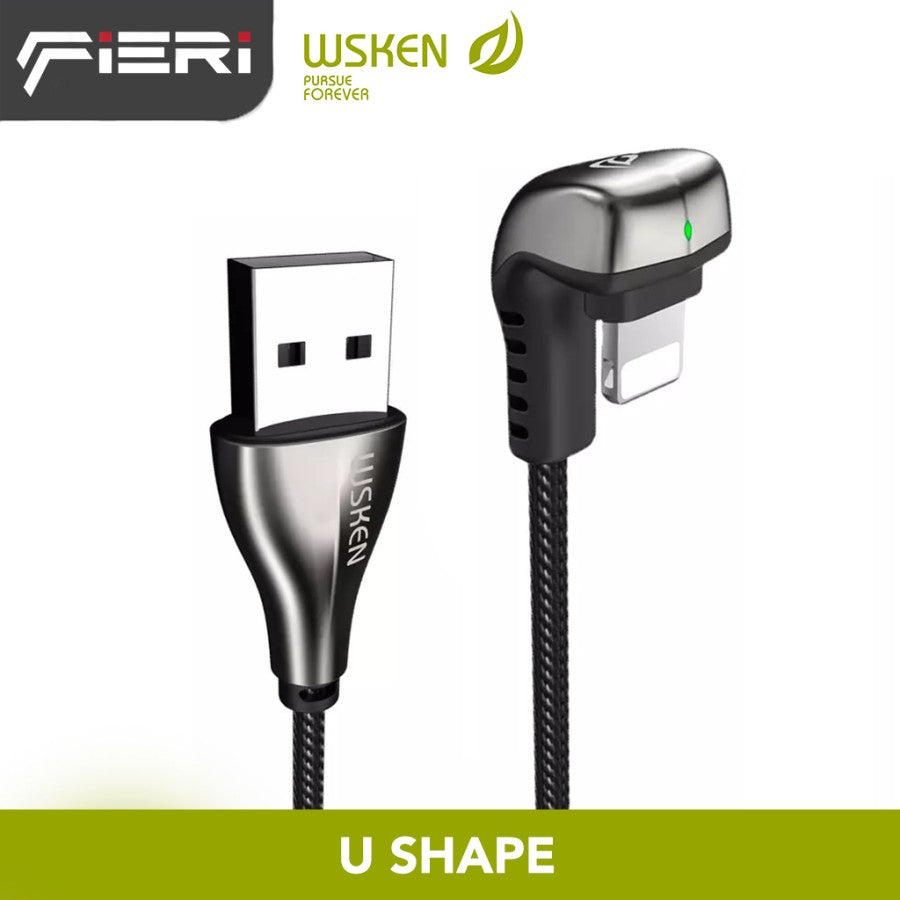 Kabel Pengisian Daya Fieri USB-A ke Lightning Diamond