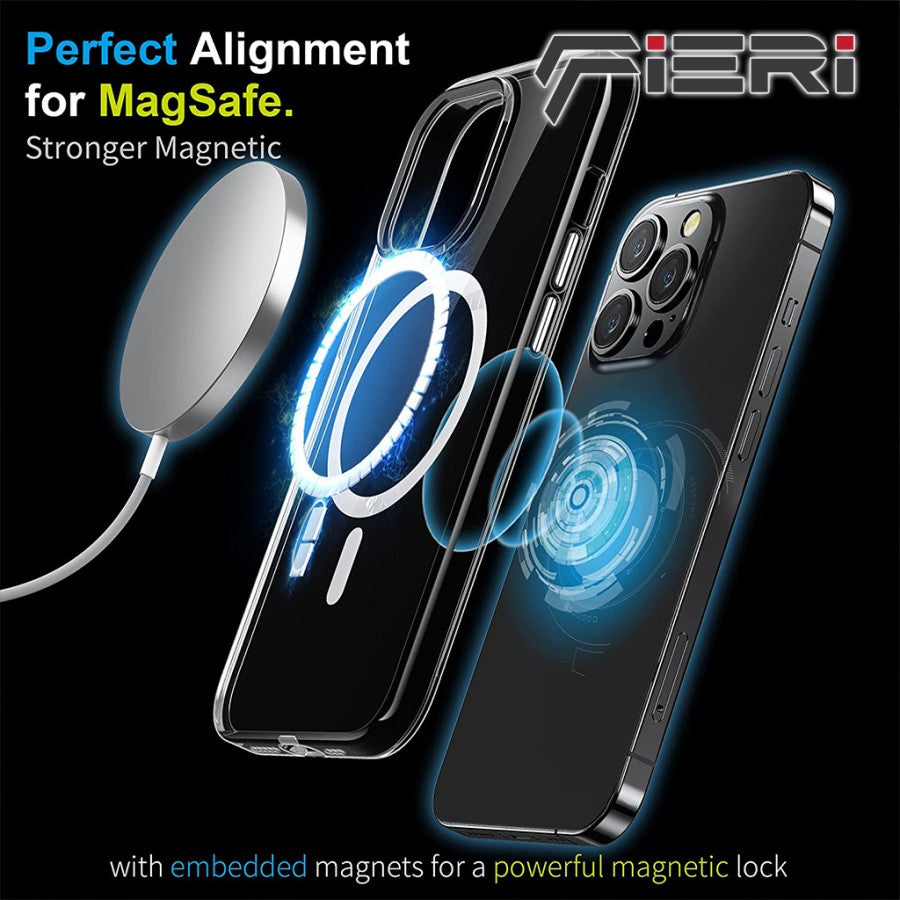 Fieri Hard Case untuk iPhone 13 Series Magnetic Clear Military Grade
