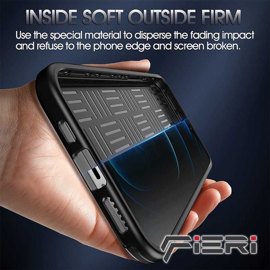 Fieri Hard Case for iPhone 12 Pro Max Premium Rubber Military Grade