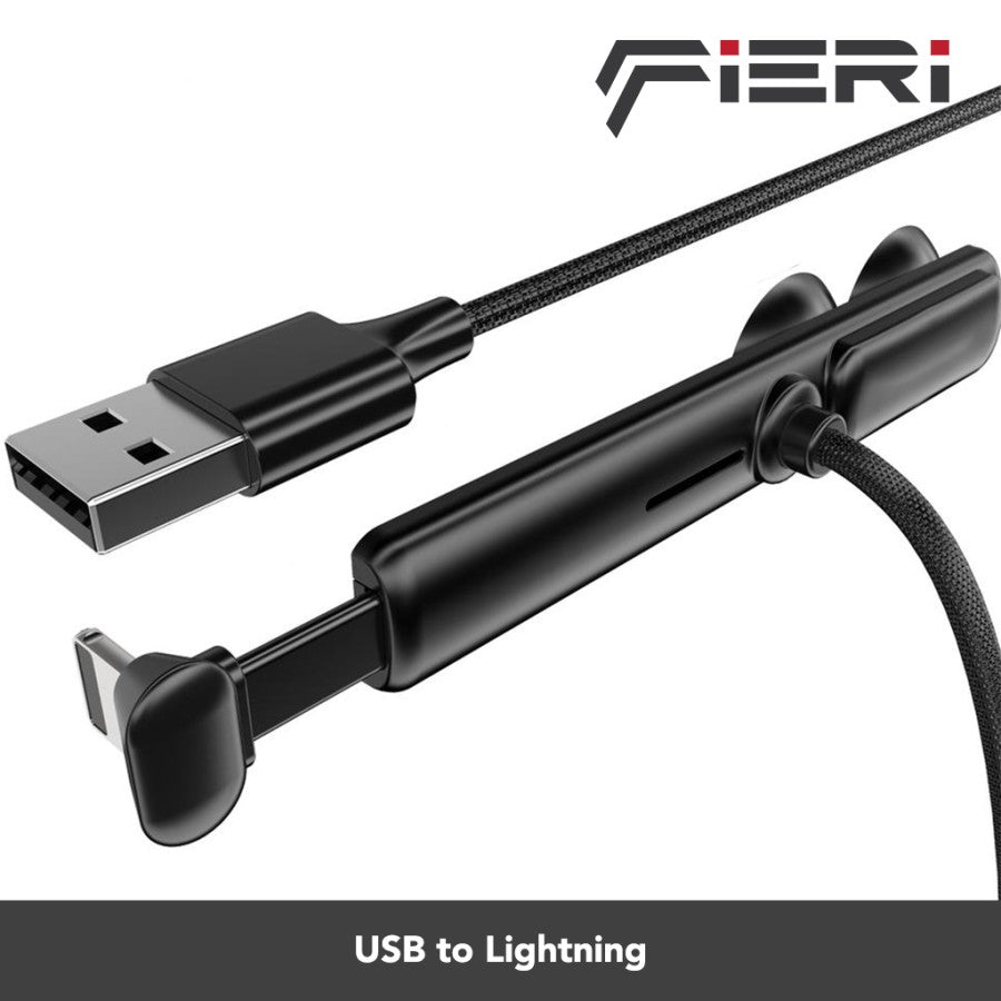 Fieri Charging Cable USB-A to Lightning Suction Model