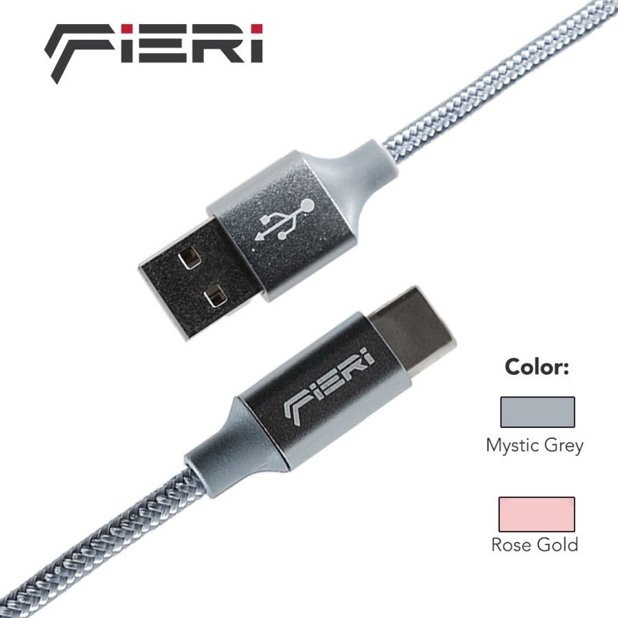 Fieri Kabel Data Charger Tipe Type C to USB Cable Fast Quick Charging