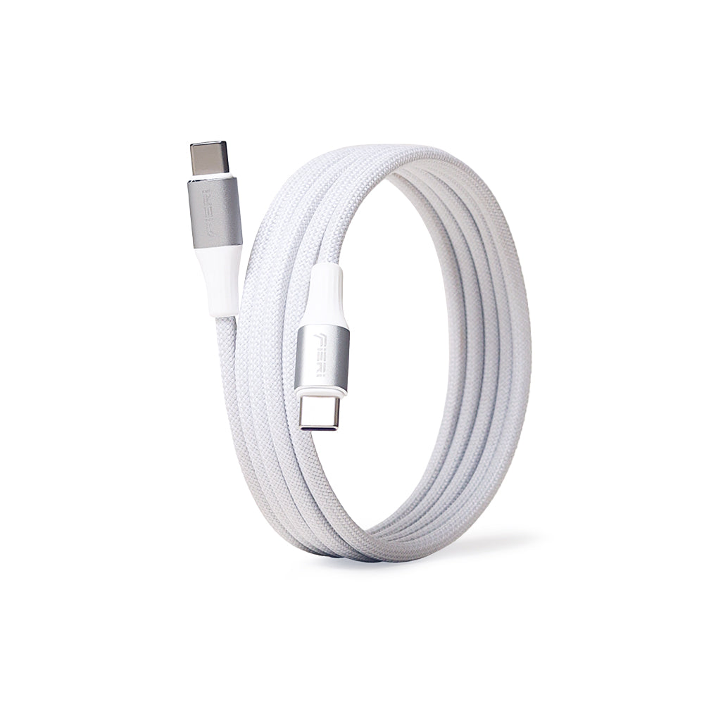 Fieri Magnetic Charging Cable C938 — 65W USB-C to USB-C | 1.5 m Braided Nylon