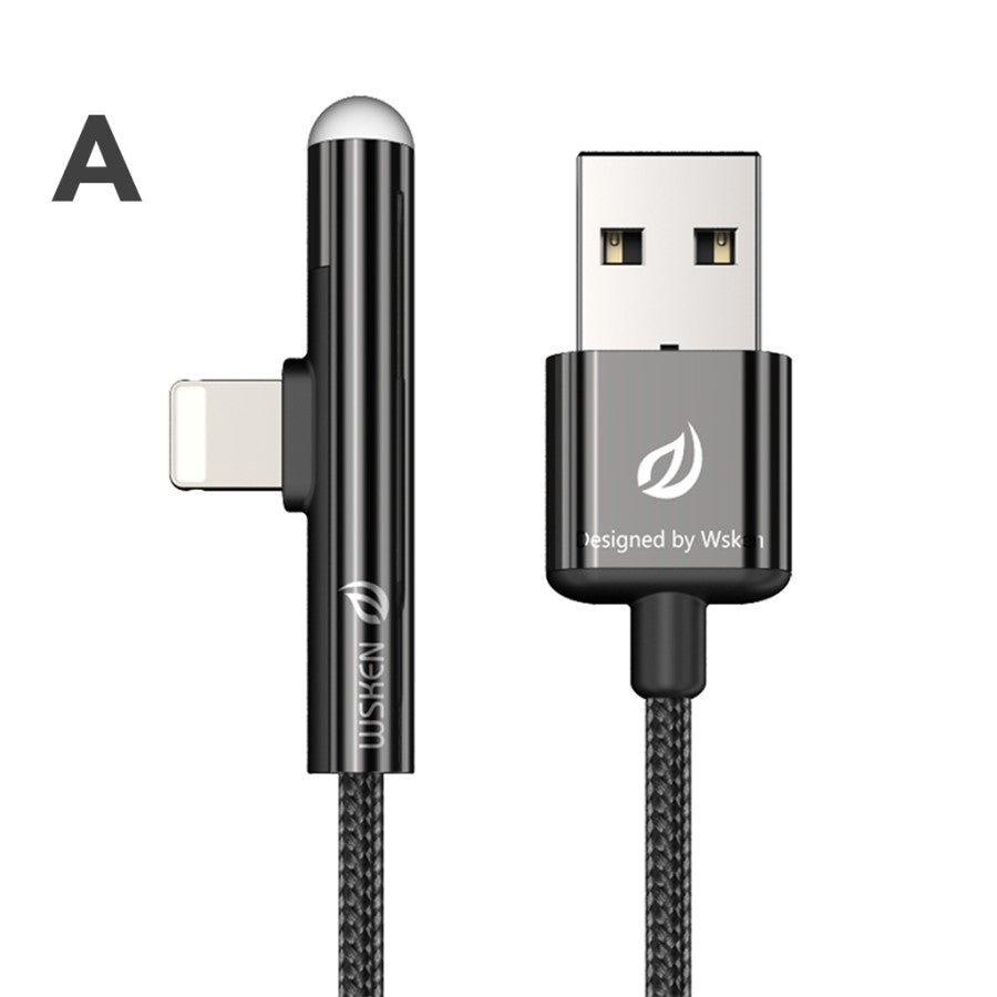 Fieri Charging Data Cable USB-A to Lightning LED M1 Gamer