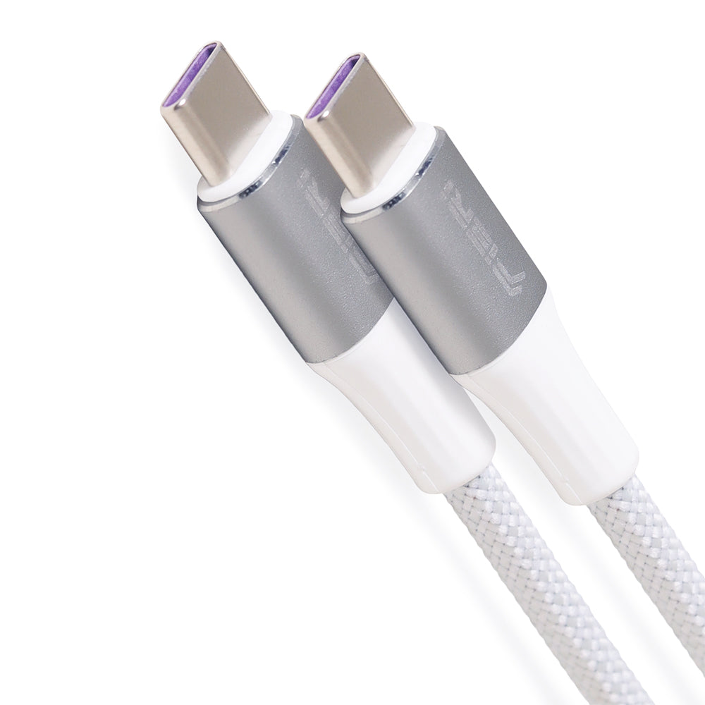 Fieri Magnetic Charging Cable C938 — 65W USB-C to USB-C | 1.5 m Braided Nylon