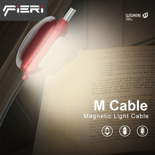 Fieri Charging Cable 27W USB-A to USB-C 2M Magnetic Light