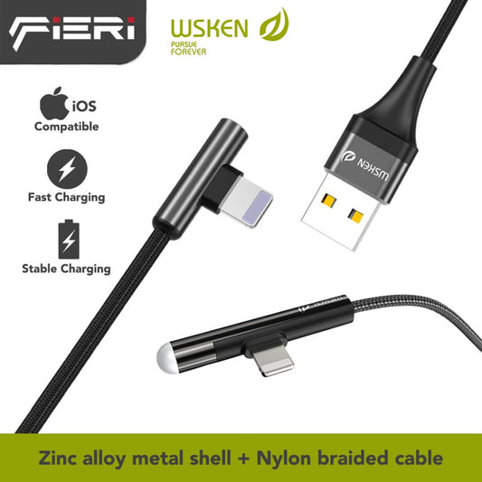 Fieri Charging Data Cable USB-A to Lightning LED M1 Gamer